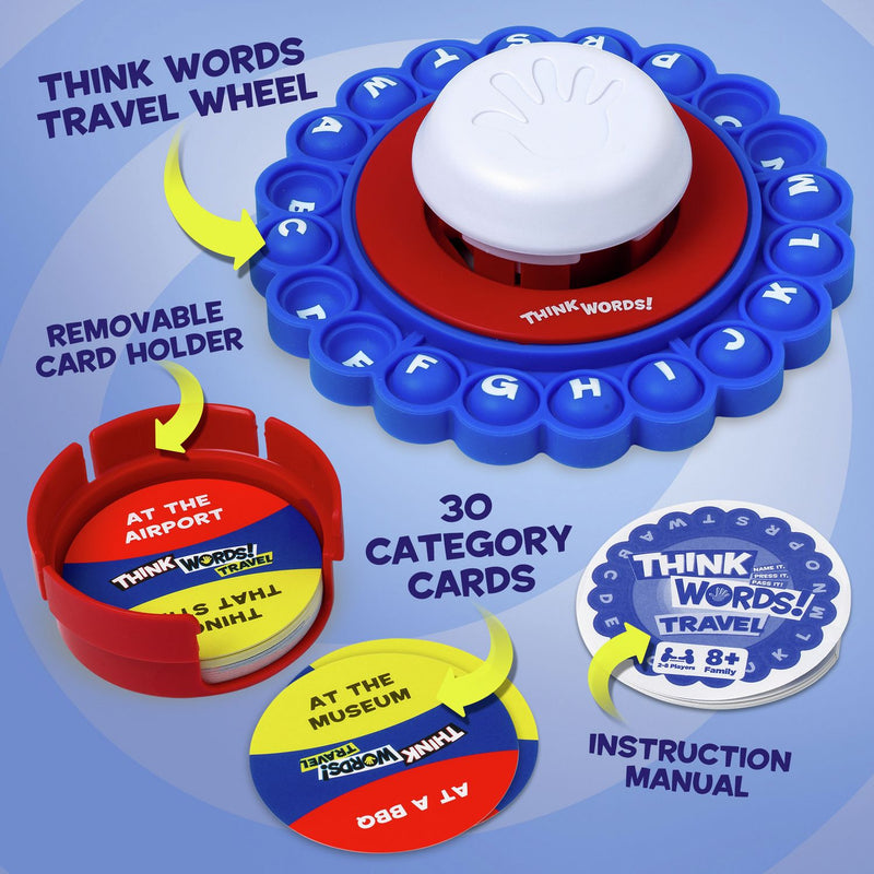 Ideal Think Words Mini travel word game - British product