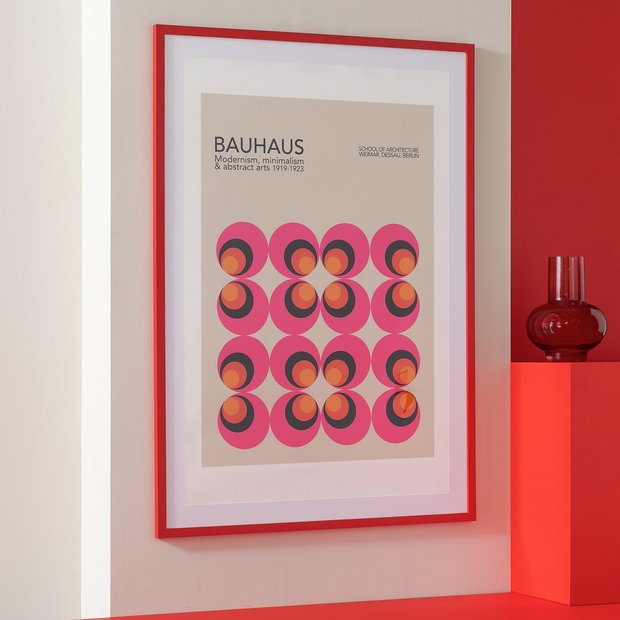 Habitat red picture frame 70x100cm (British brand)