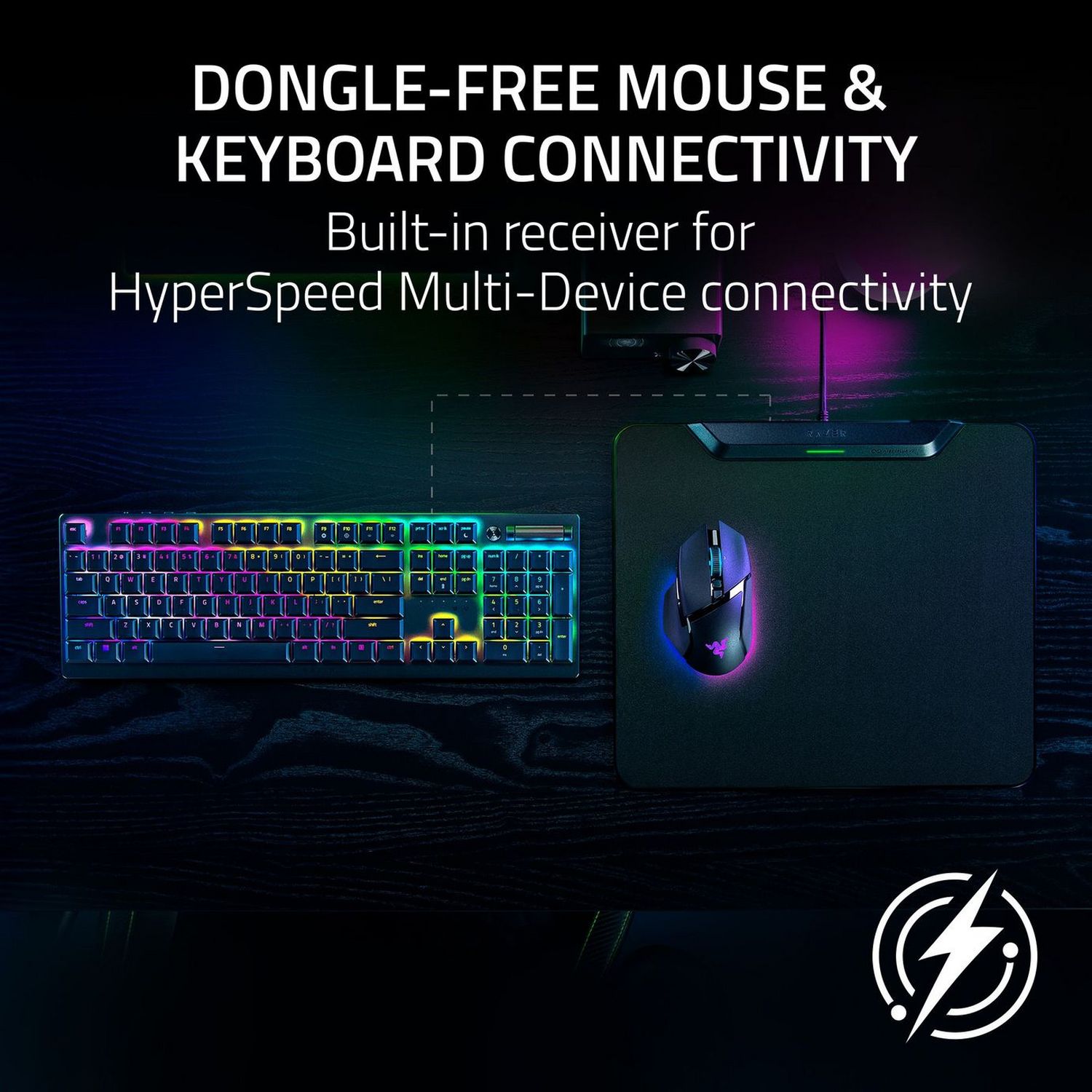 Razer HyperFlux V2 wireless charging mat Hard Edition (British brand)