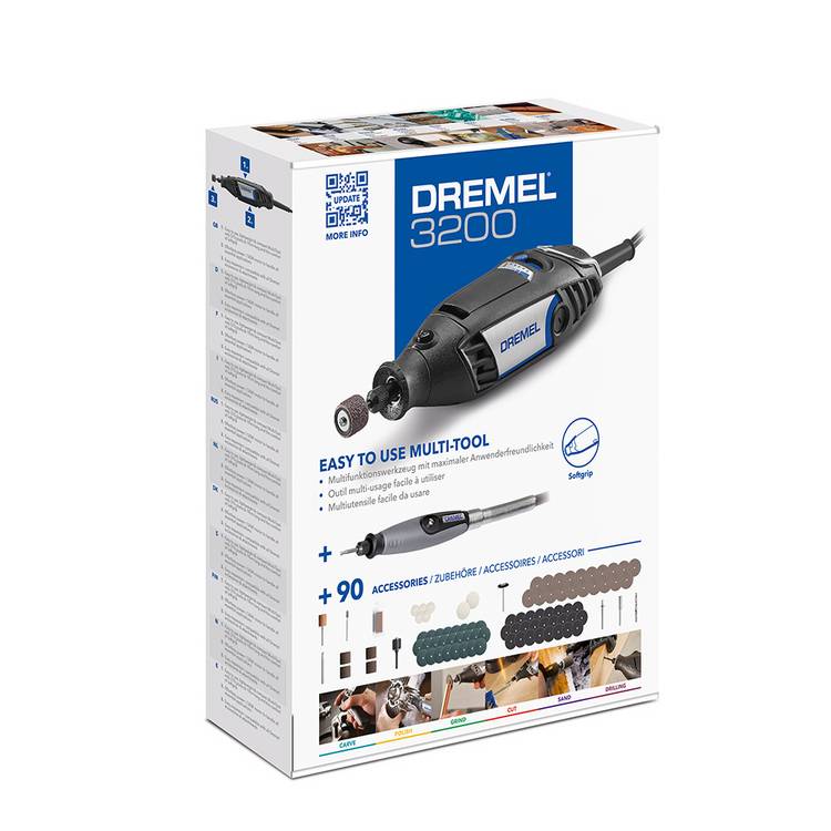 Dremel 3200 multi tool kit with 90 accessories, UK version