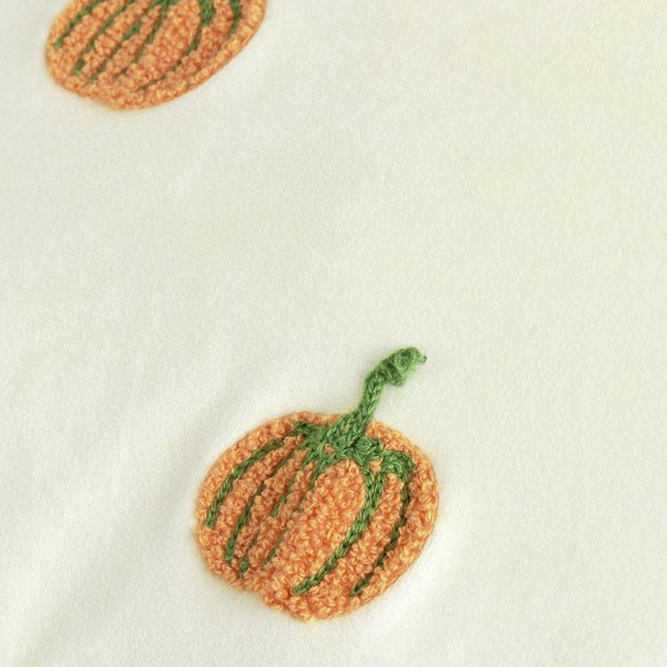 Wylder Pumpkin Spice cushion white 45x45cm, imported from the UK