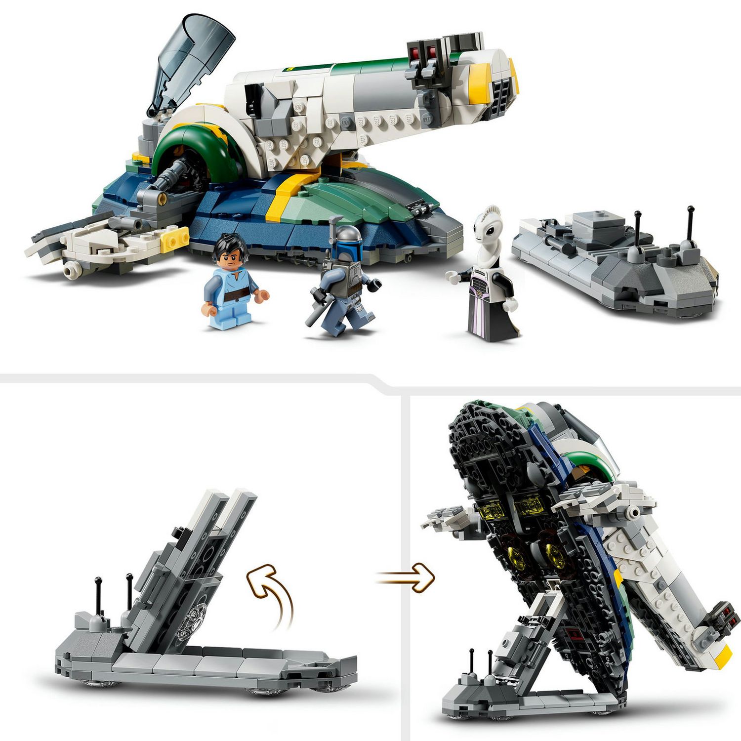 LEGO Jango Fett's starship building toy 75433 - British product