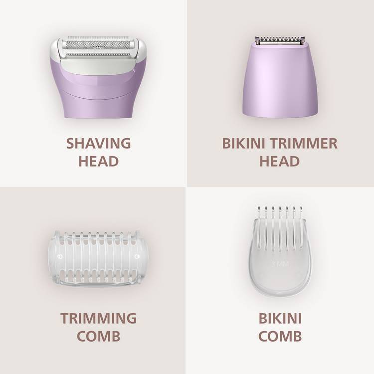 Philips lady shaver 6000 series wet and dry rechargeable - British product