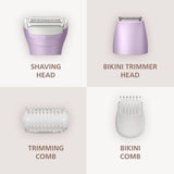 Philips lady shaver 6000 series wet and dry rechargeable - British product