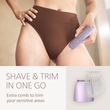 Philips lady shaver 6000 series wet and dry rechargeable - British product