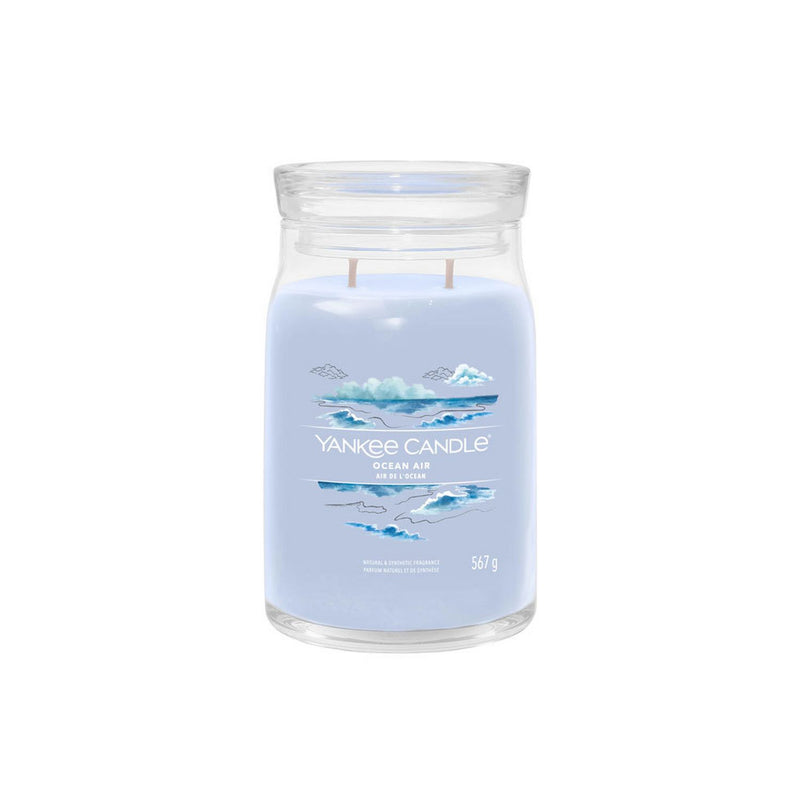 Yankee large scented candle Ocean Air (British brand)