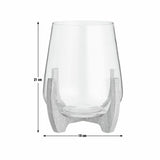 Habitat small hurricane candle holder with wooden legs, UK version