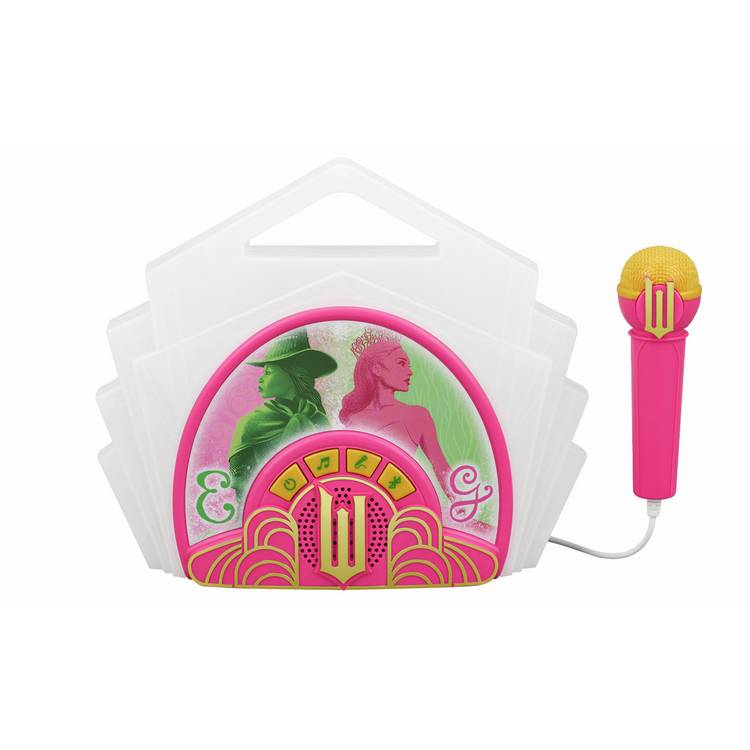 Wicked karaoke machine with Bluetooth and microphone, imported from the UK
