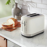 KitchenAid toaster porcelain white 2 slice, imported from the UK