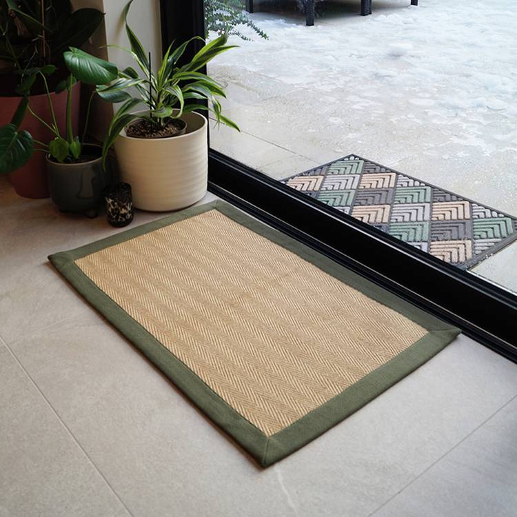 Mighty Mats doormat natural green 57x90cm, imported from the UK