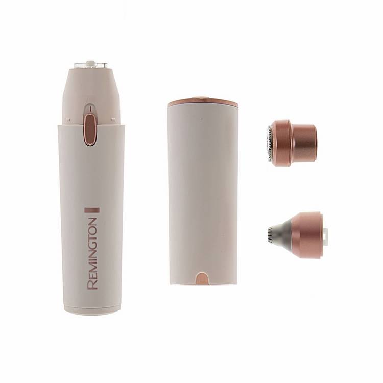 Remington BareMe 2-in-1 facial trimmer with shaver and brow sculptor, UK version