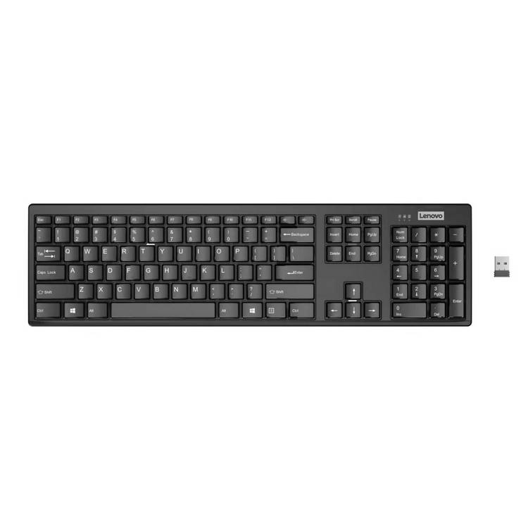 Lenovo 100 wireless keyboard and mouse combo (British brand)