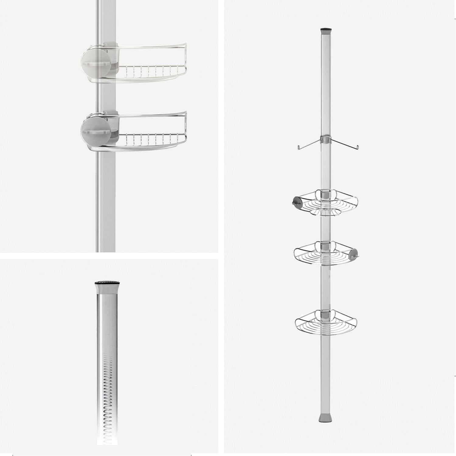Simplehuman large tension shower caddy - British product