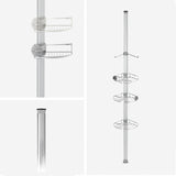 Simplehuman large tension shower caddy - British product