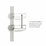 Simplehuman large tension shower caddy - British product