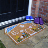 Mighty Mats doormat latex flower cottage 45x75cm (British brand)