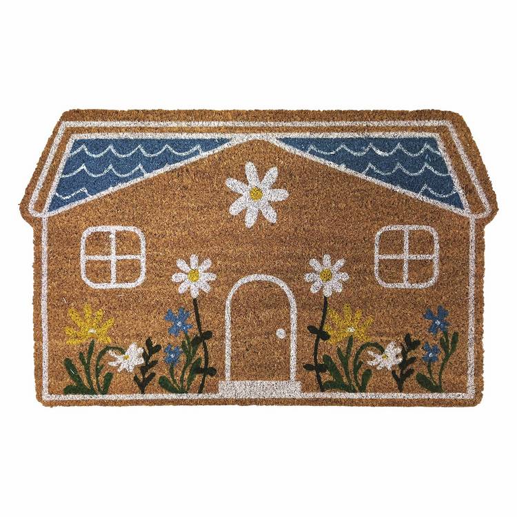 Mighty Mats doormat latex flower cottage 45x75cm (British brand)