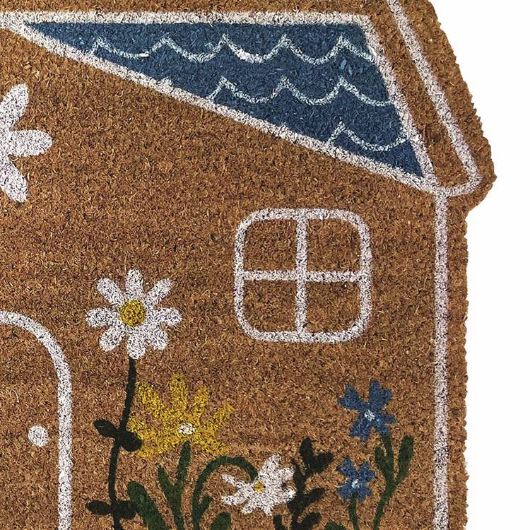 Mighty Mats doormat latex flower cottage 45x75cm (British brand)