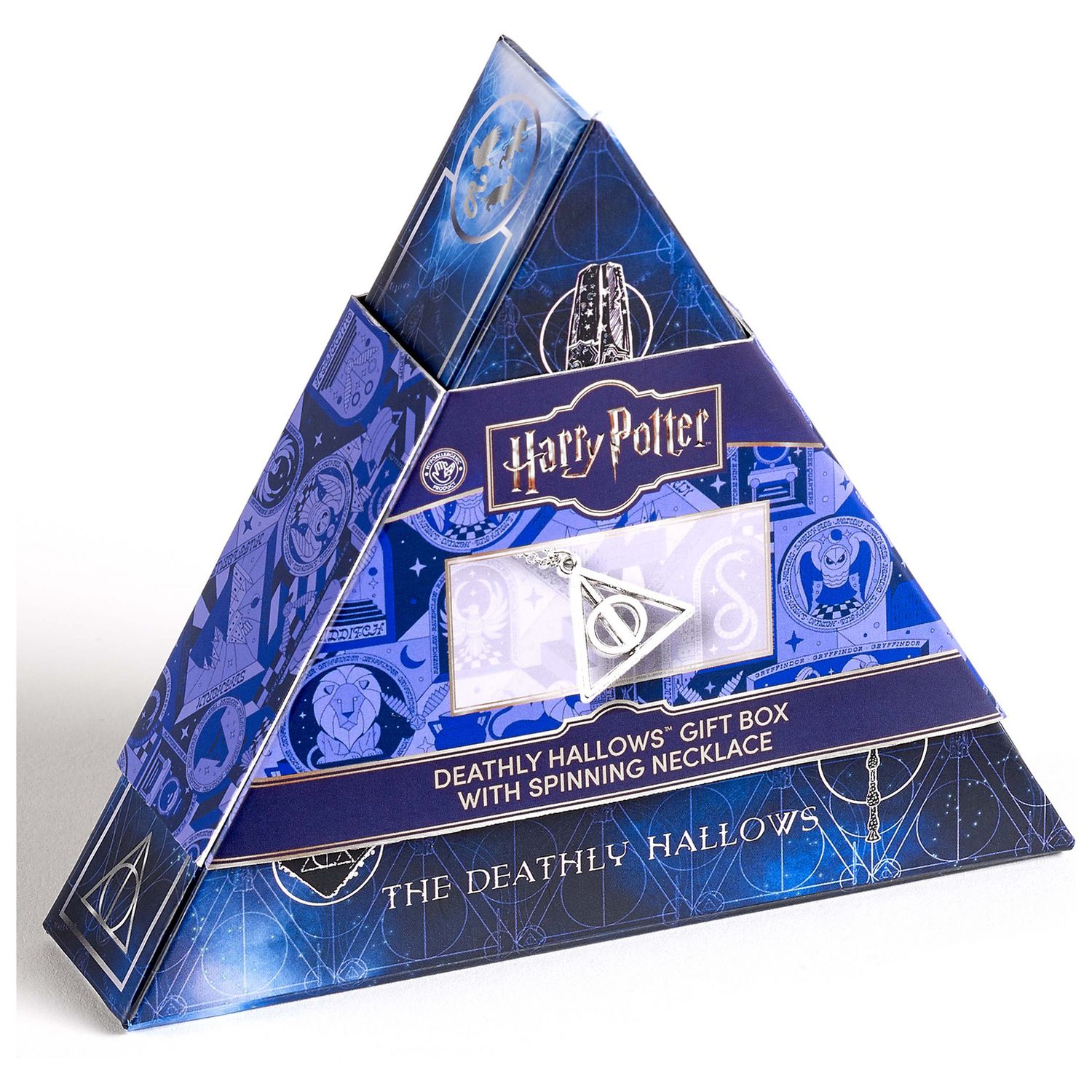 Harry Potter Deathly Hallows spinning necklace - British product