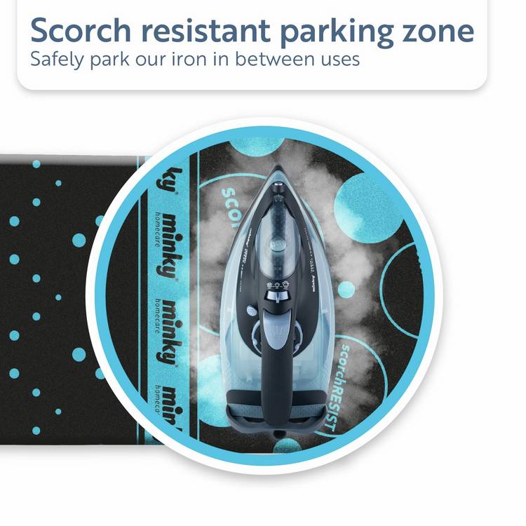 Minky scorch resist ironing board cover 122x38cm - British product