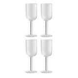 Habitat Bobbin clear wine glasses 350ml set - British product