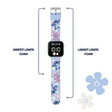Disney Lilo and Stitch kids digital watch with purple strap, UK version