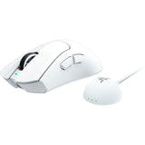Razer DeathAdder V4 Pro wireless gaming mouse white, UK version