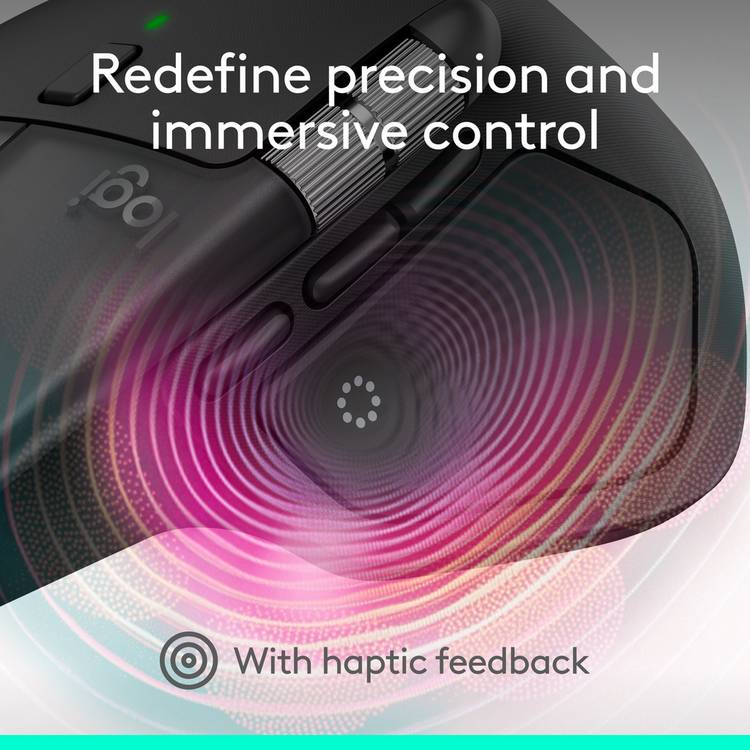 Logitech MX Master 4 wireless mouse for Mac Space Black, UK version