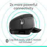 Logitech MX Master 4 wireless mouse for Mac Space Black, UK version