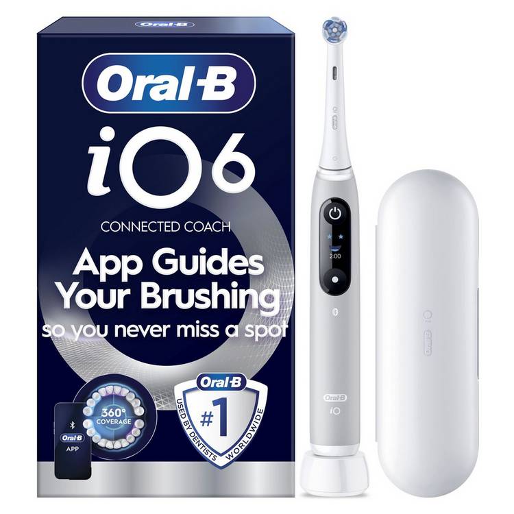 Oral-B iO6 Smart Toothbrush - Grey Opal