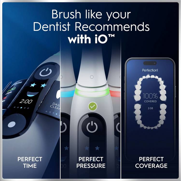 Oral-B iO6 toothbrush Grey Opal - British product