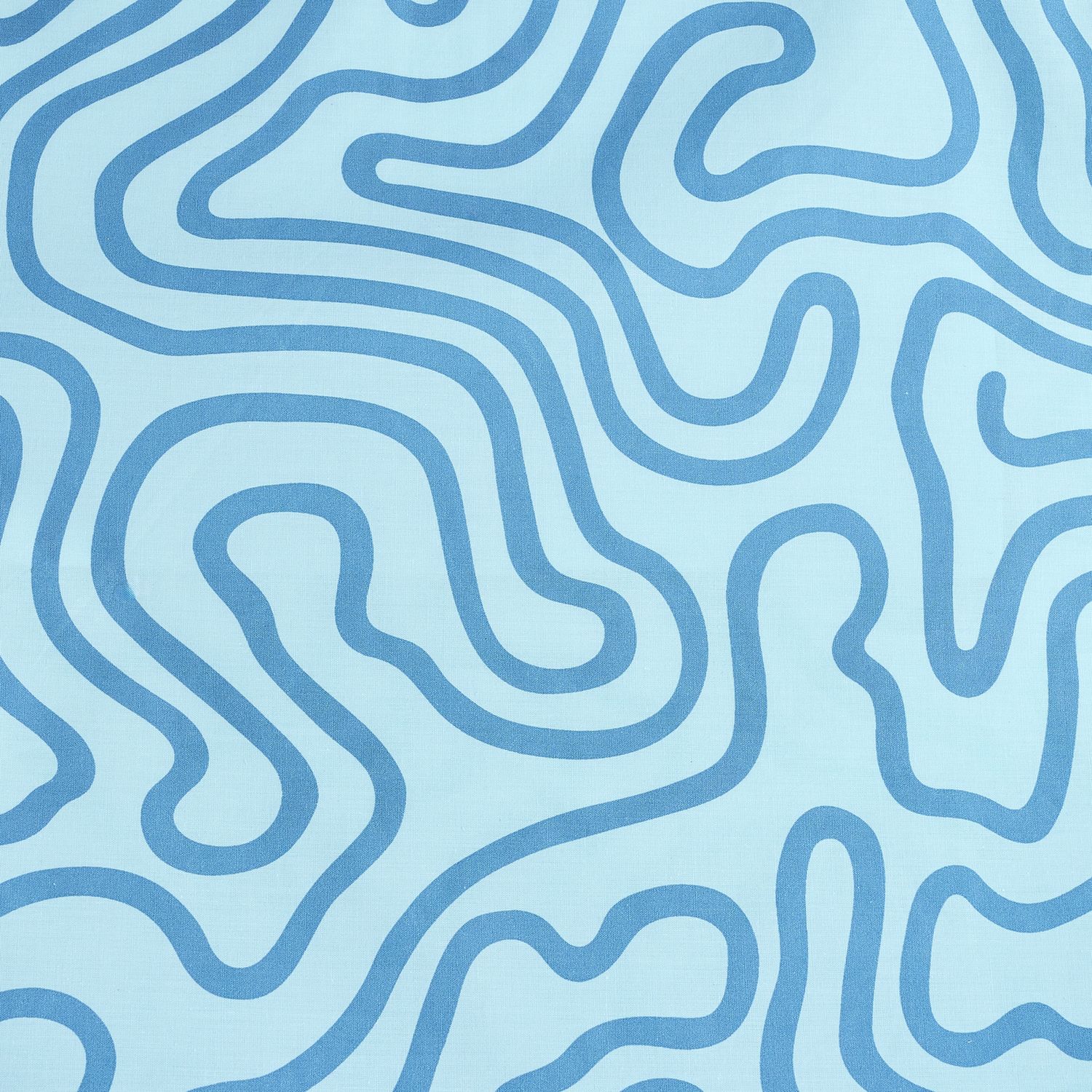 Habitat Squiggle Blue & White Kids Bedding Set - Double