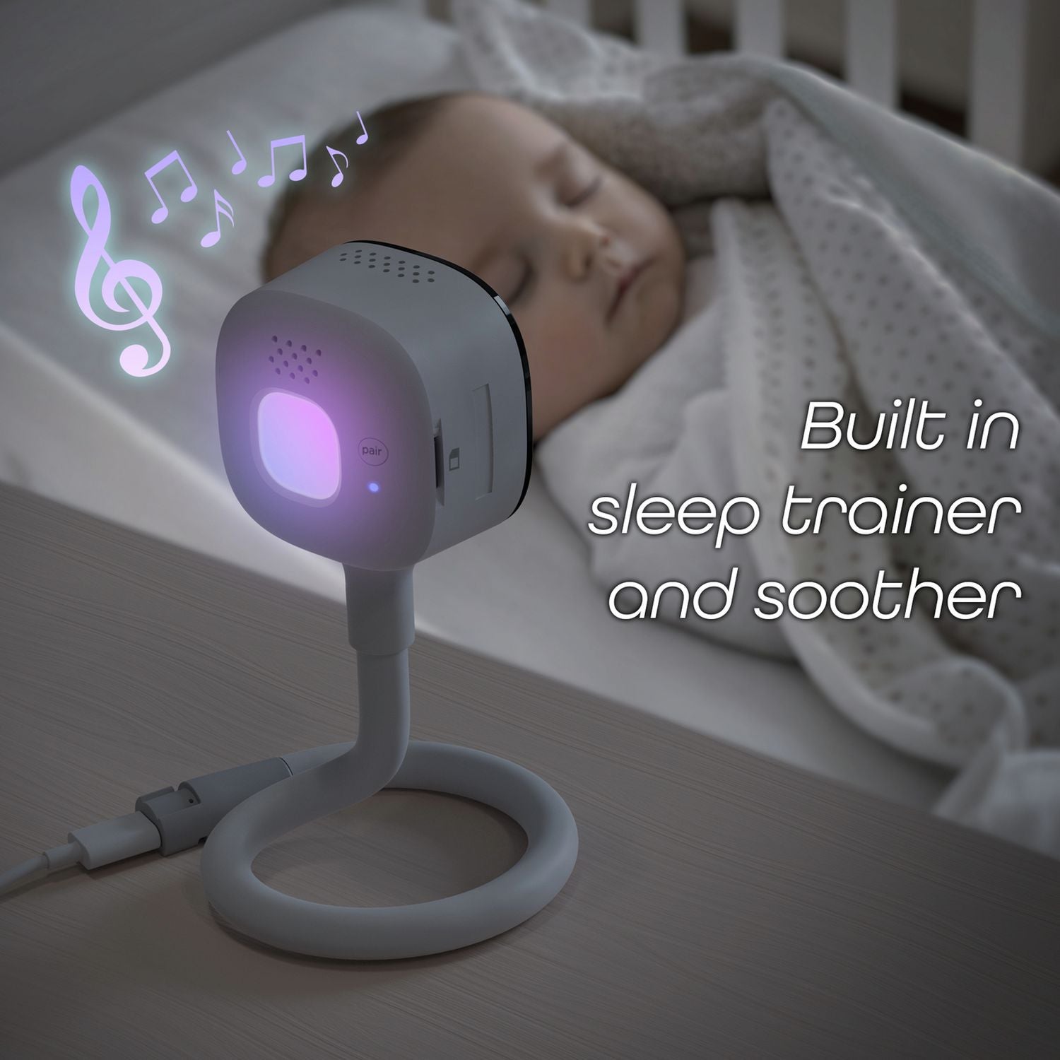 Hubble Connected Go Baby Plus 5-inch video baby monitor (British brand)