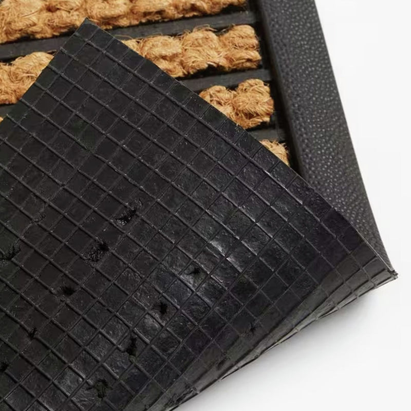 Mighty Mats premium rubber natural black doormat 45x75cm, UK version