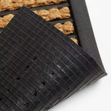 Mighty Mats premium rubber natural black doormat 45x75cm, UK version