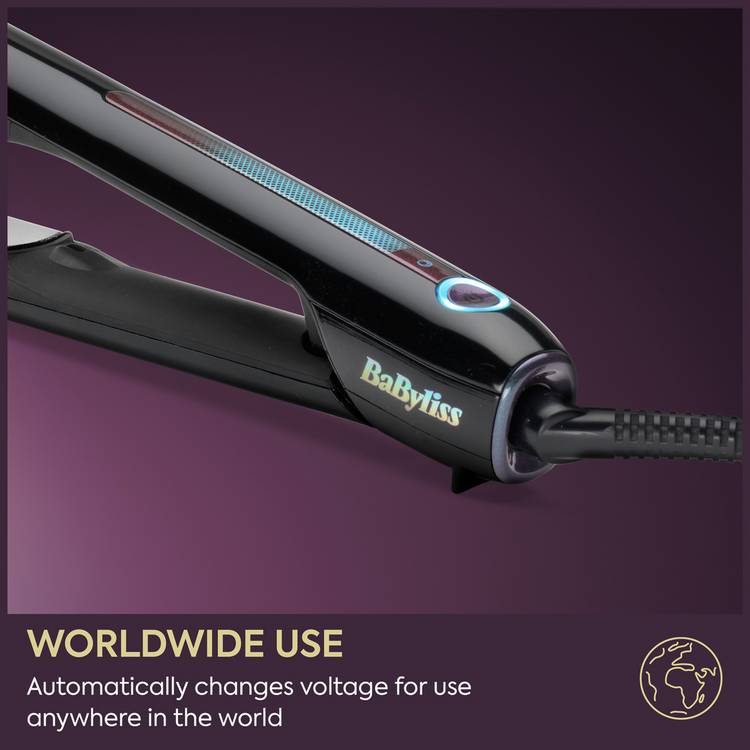 BaByliss Sensor Protect Intelligent hair straightener - British product