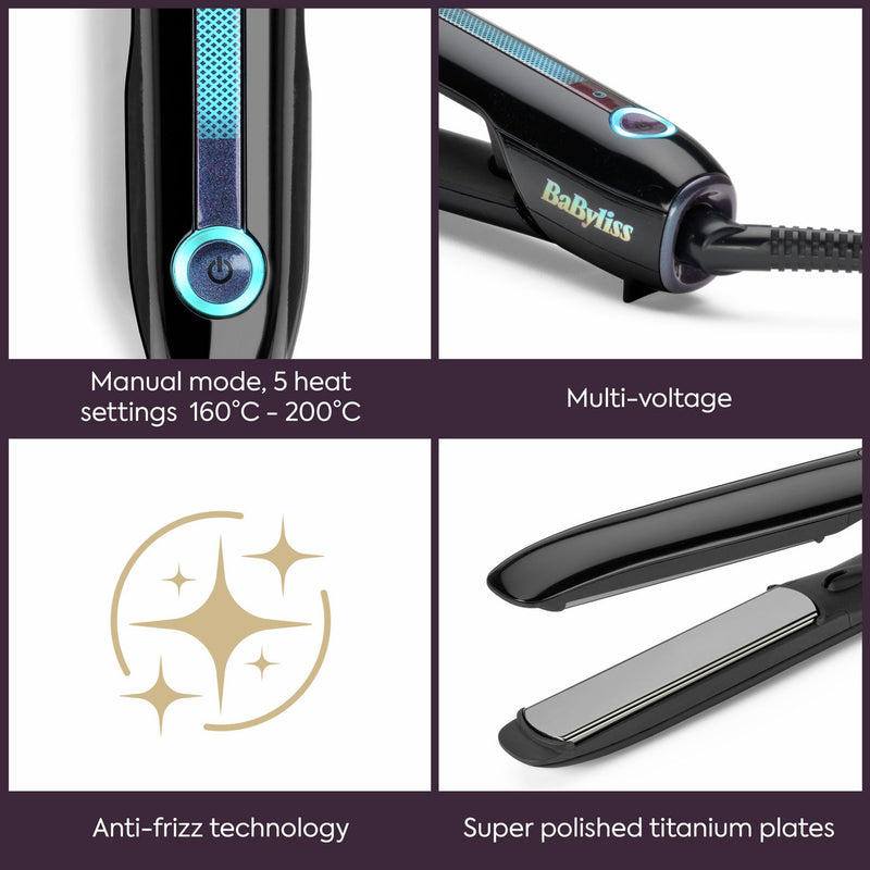 BaByliss Sensor Protect Intelligent hair straightener - British product