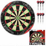Target Rift dartboard set 45cm with six darts (British brand)
