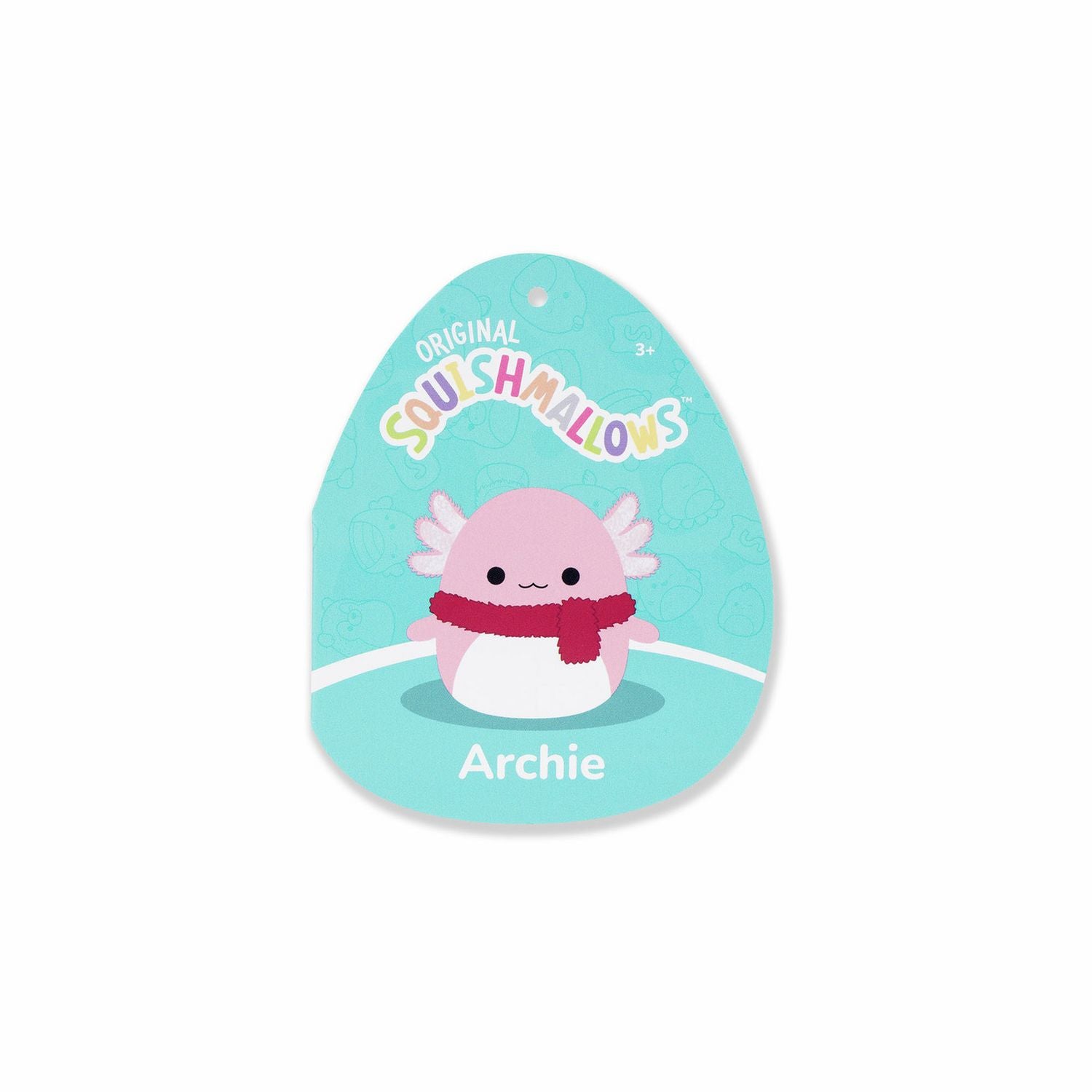 Squishmallows Archie pink axolotl soft toy 7.5 inch (British brand)
