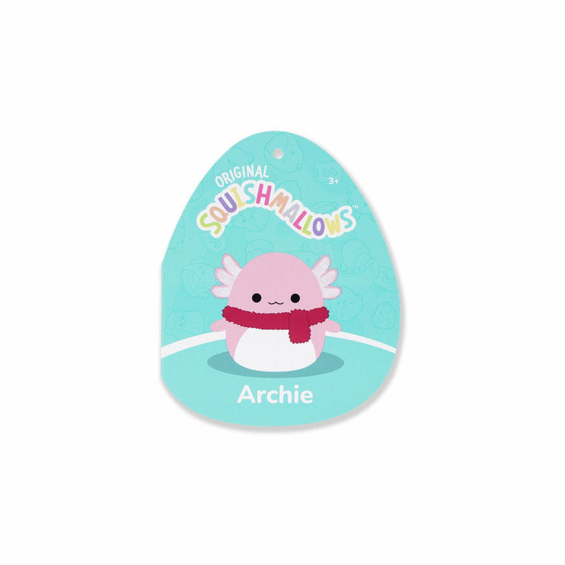 Squishmallows Archie pink axolotl soft toy 7.5 inch (British brand)