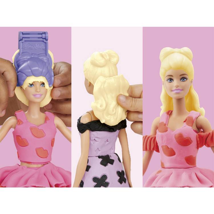 Play-Doh Barbie fashion show playset with 6 tubs, UK version