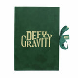 Wicked Defy Gravity velvet green notebook A5, UK version