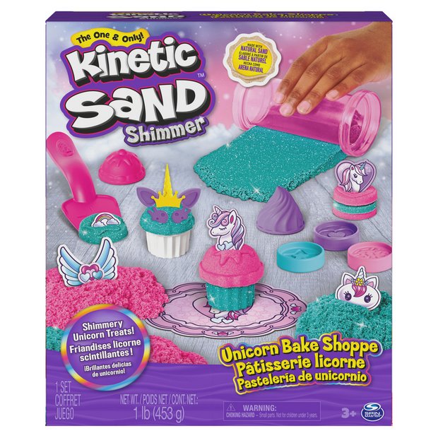 Kinetic Sand Unicorn Bake Shoppe playset 453g, imported from the UK