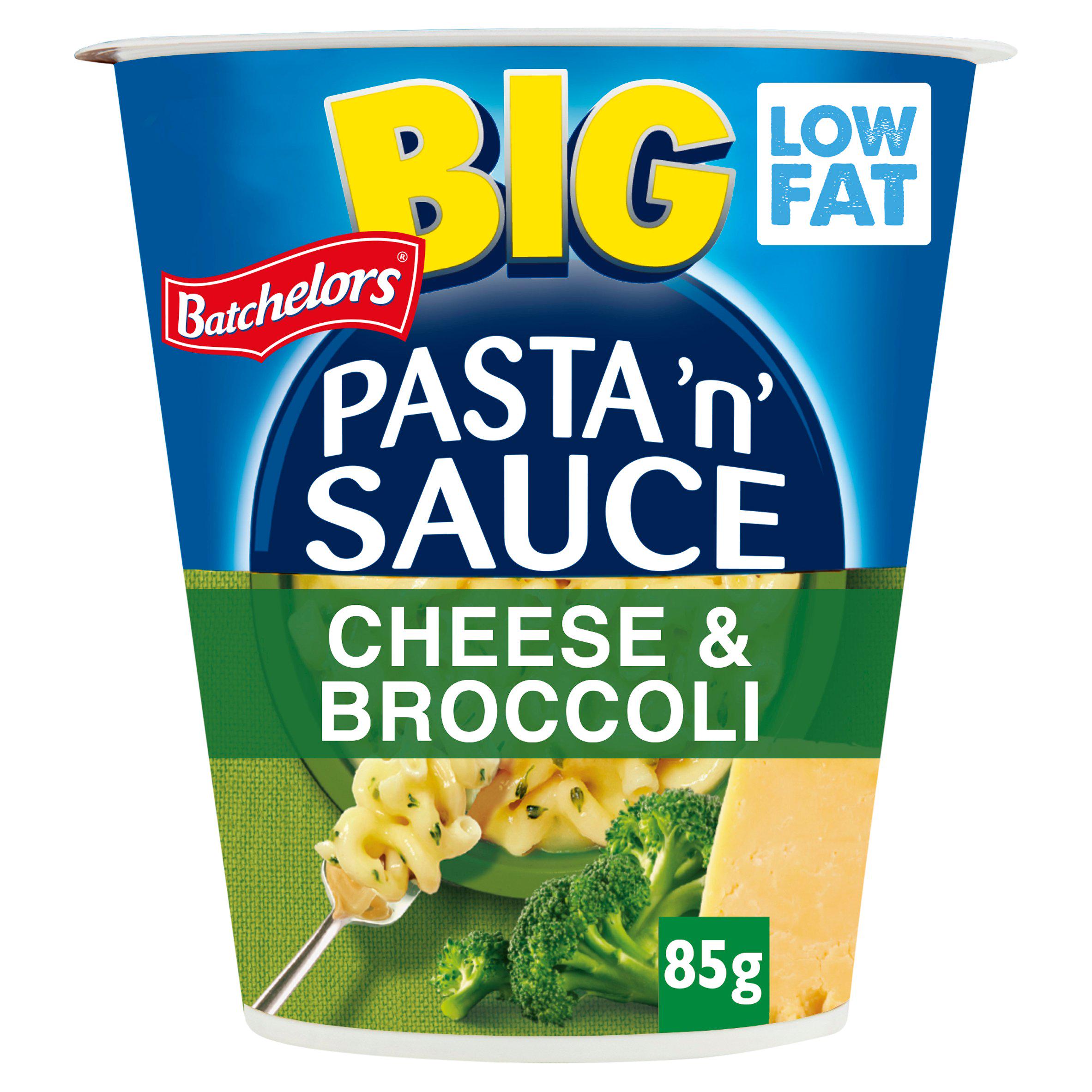 Batchelors Big Pasta 'n' Sauce, Cheese & Broccoli 85g Instant snack & meals Sainsburys   