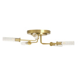 Habitat hammered glass semi flush ceiling light brass, UK version