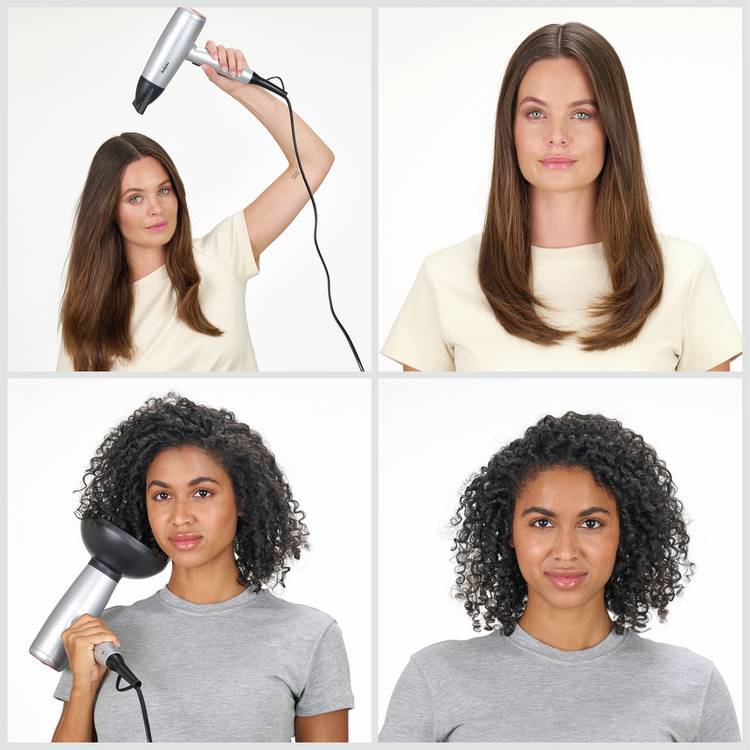 BaByliss Cosmos lightweight hair dryer silver - British product