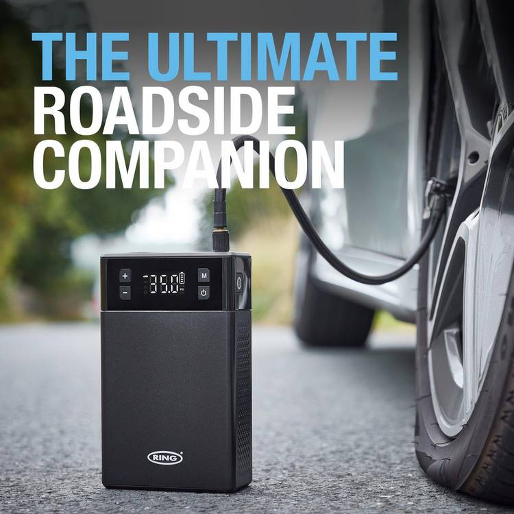 Ring 5-in-1 jump starter and tyre inflator (British brand)