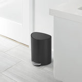 Simplehuman bathroom pedal bin black 6L, imported from the UK
