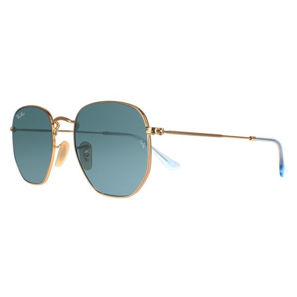 Ray-Ban Hexagonal RB3548N gold gradient unisex sunglasses (British brand)