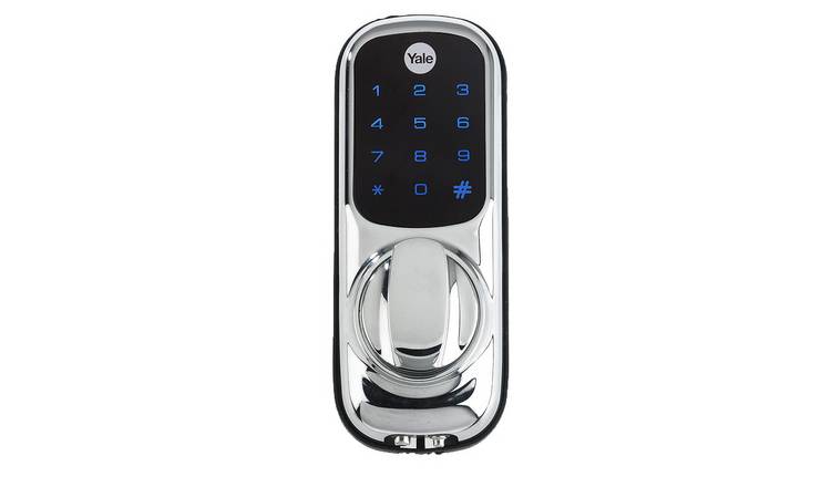 Yale smart digital door lock polished chrome effect - British brand